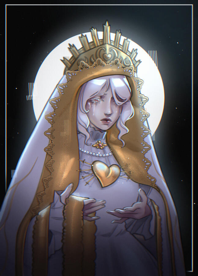 Halfbody W/ Simple Background + Acessories